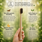 TERRA Horse Bristle & Bamboo Toothbrush (4 Pack)